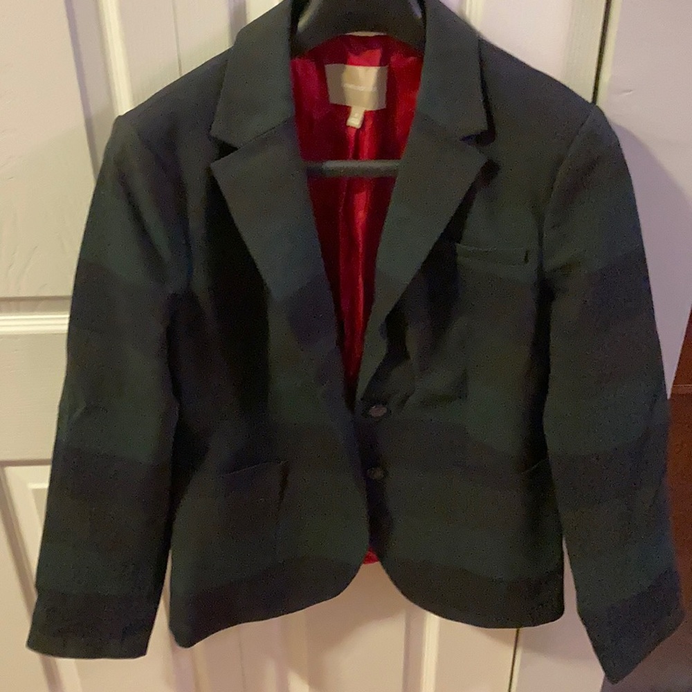 BR Dark green and Navy 2 button blazer